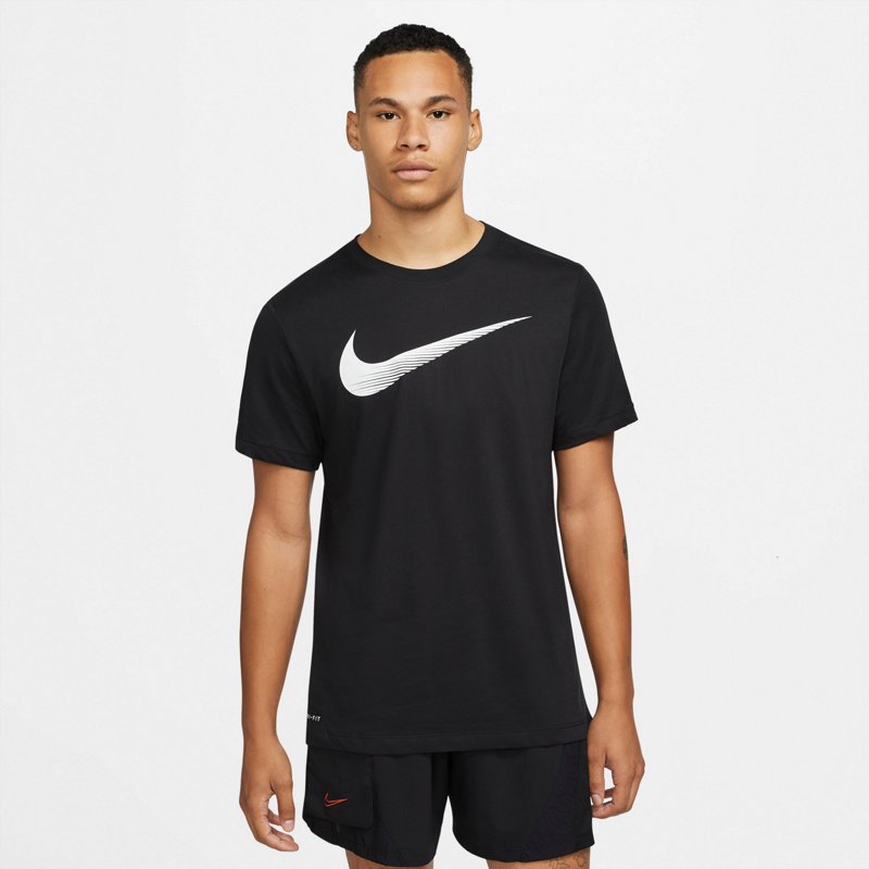 Nike Men's Drifit 2Yr Swoosh Training Tshirt Black Small  Athletic Performance Top