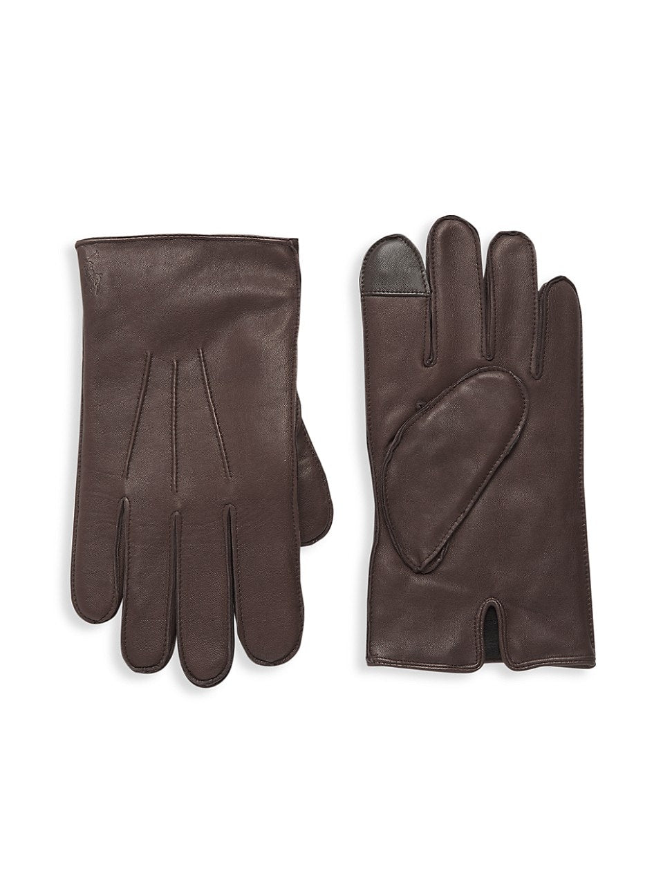 Ralph Lauren Men's Waterrepellant Leather Gloves  Large