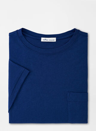 Peter Millar Mens Regular fit Short Sleeve T-Shirt Shirt Medium Blue