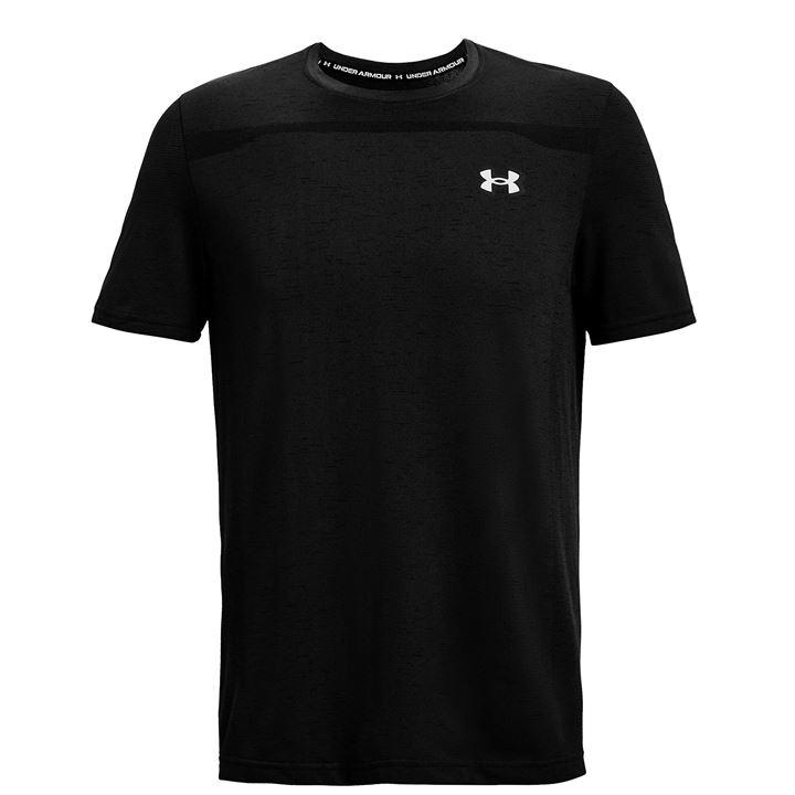 Under Armour Mens Regular fit Short Sleeve T-Shirt Shirt XL Black Solid