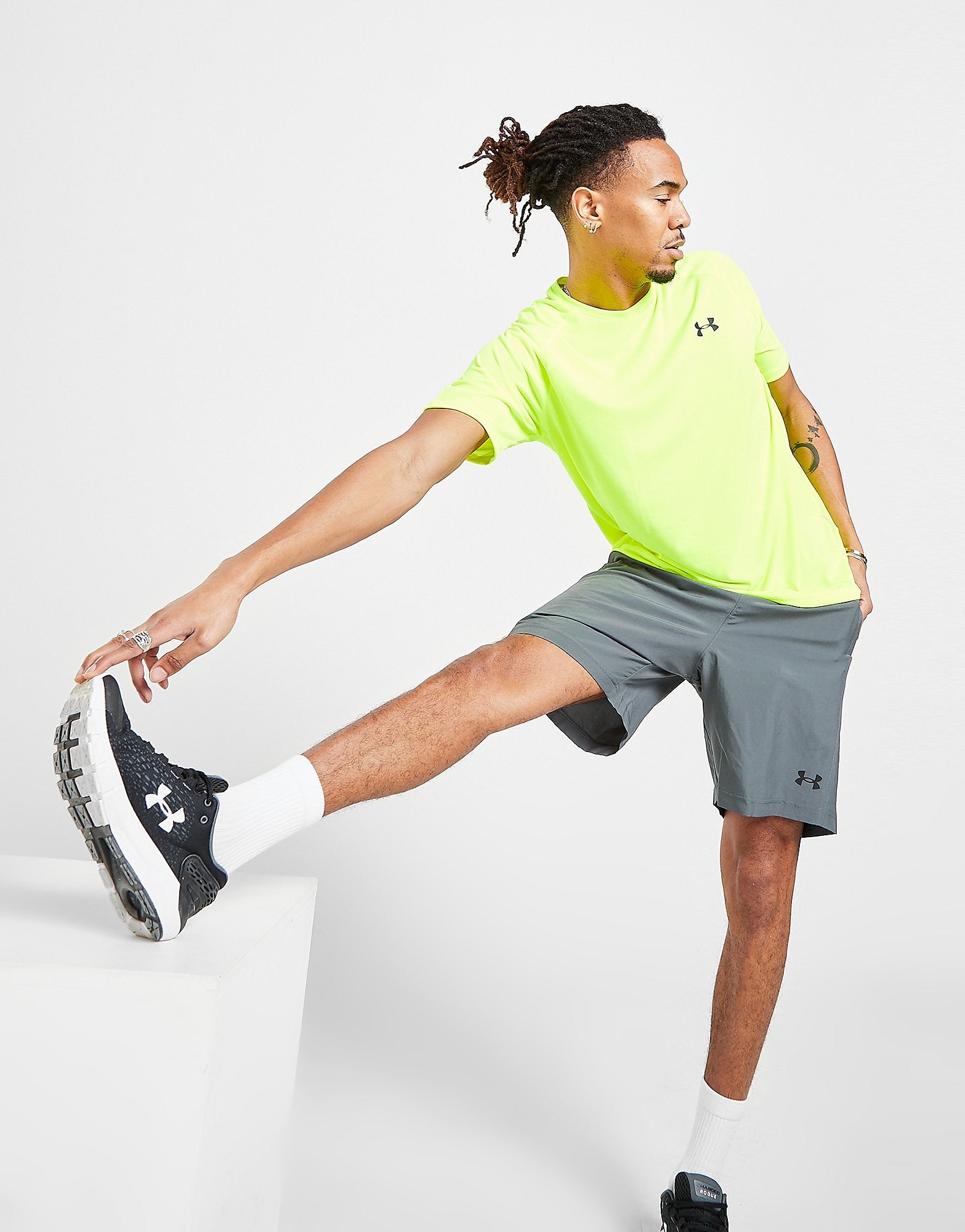 Under Armour Men's Tech Short Sleeve T Shirt High Vis Yellow 3XL