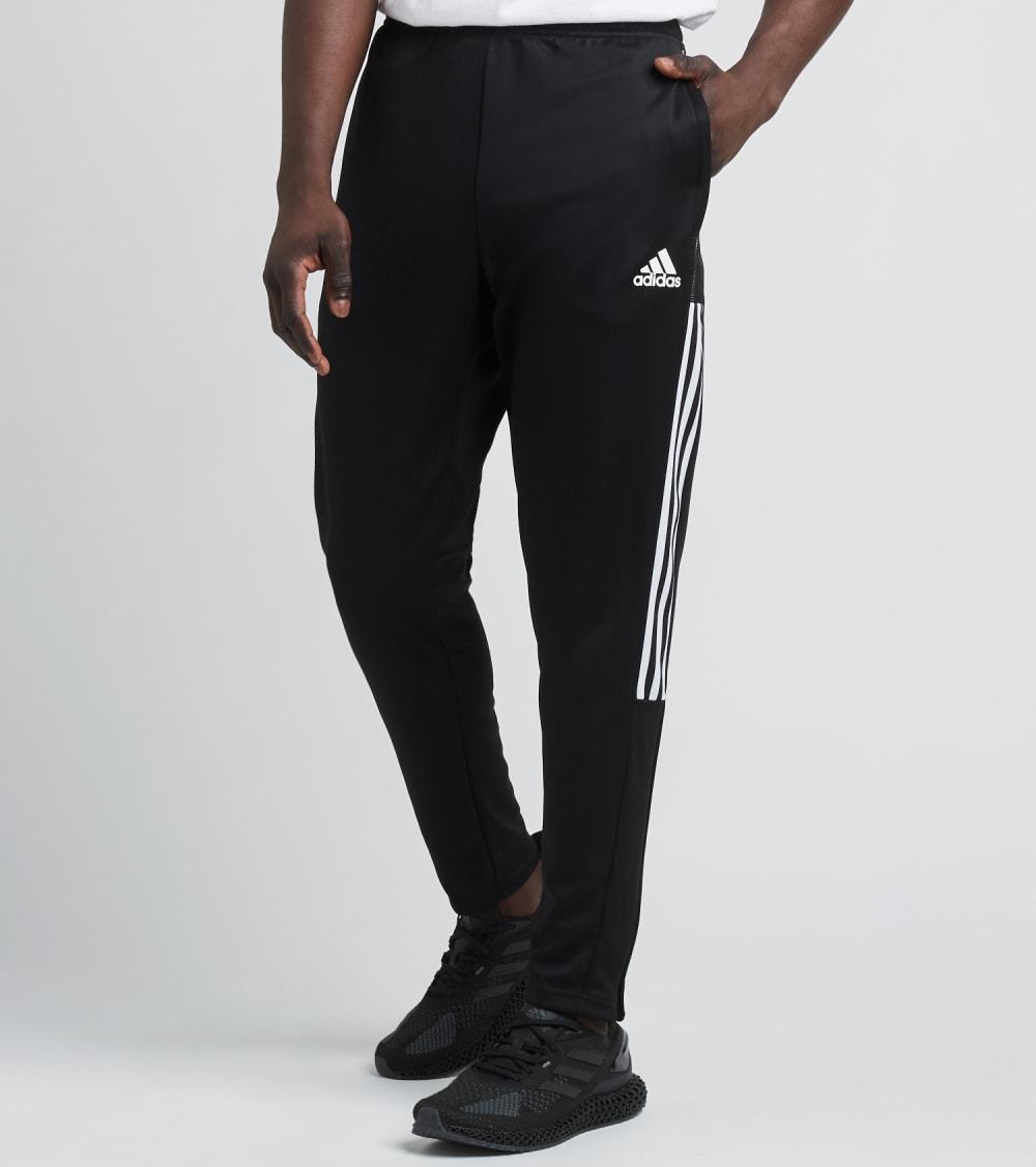 adidas Mens Tiro 21 Track Pants Black White 2XL