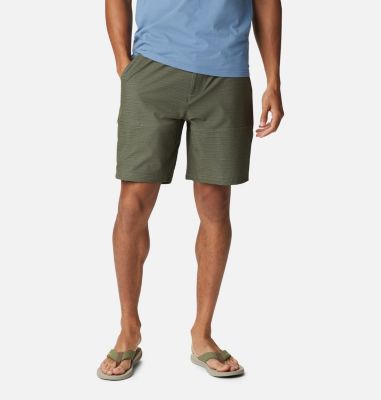 COLUMBIA Men's Twisted Creek UPF 50 Water Repellent Shorts Green XL