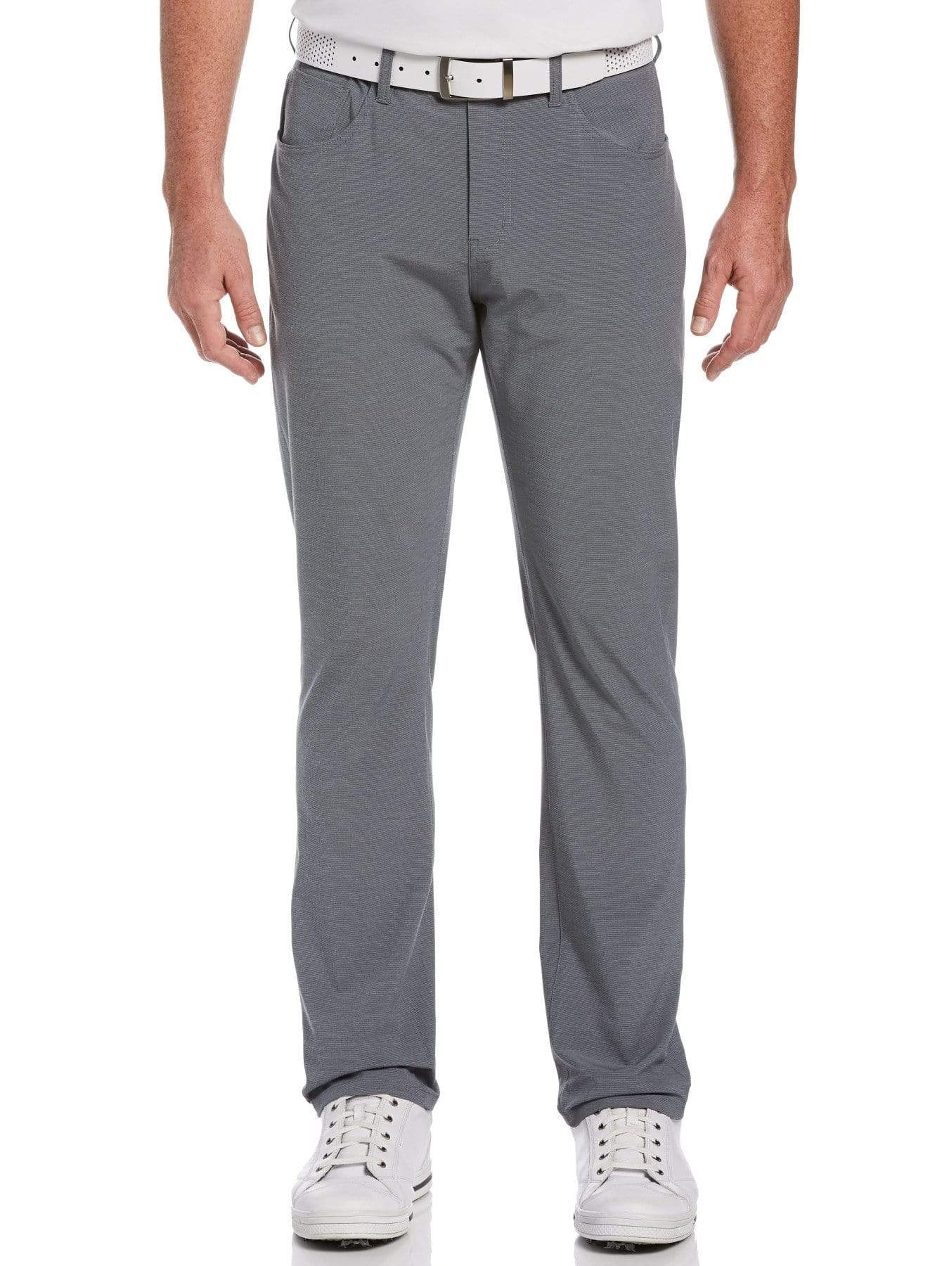 PGA TOUR Mens Regular fit Golf Pants 36 / 30 Grey Striped