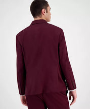 I.N.C. International Concepts Slim Double-Breasted Suit Jacket Small Wine Red