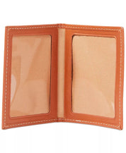 Polo Ralph Lauren Men's Burnished Leather Passcase Wallet Brown
