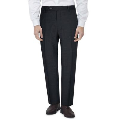 Tommy Hilfiger Men's Modern Fit Th Flex Stretch Dress Pants Grey 42 x 32