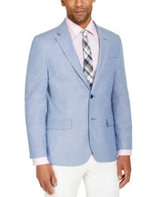 Nautica Mens Modern fit Sport Coat Blazer 36 R Blue Solid