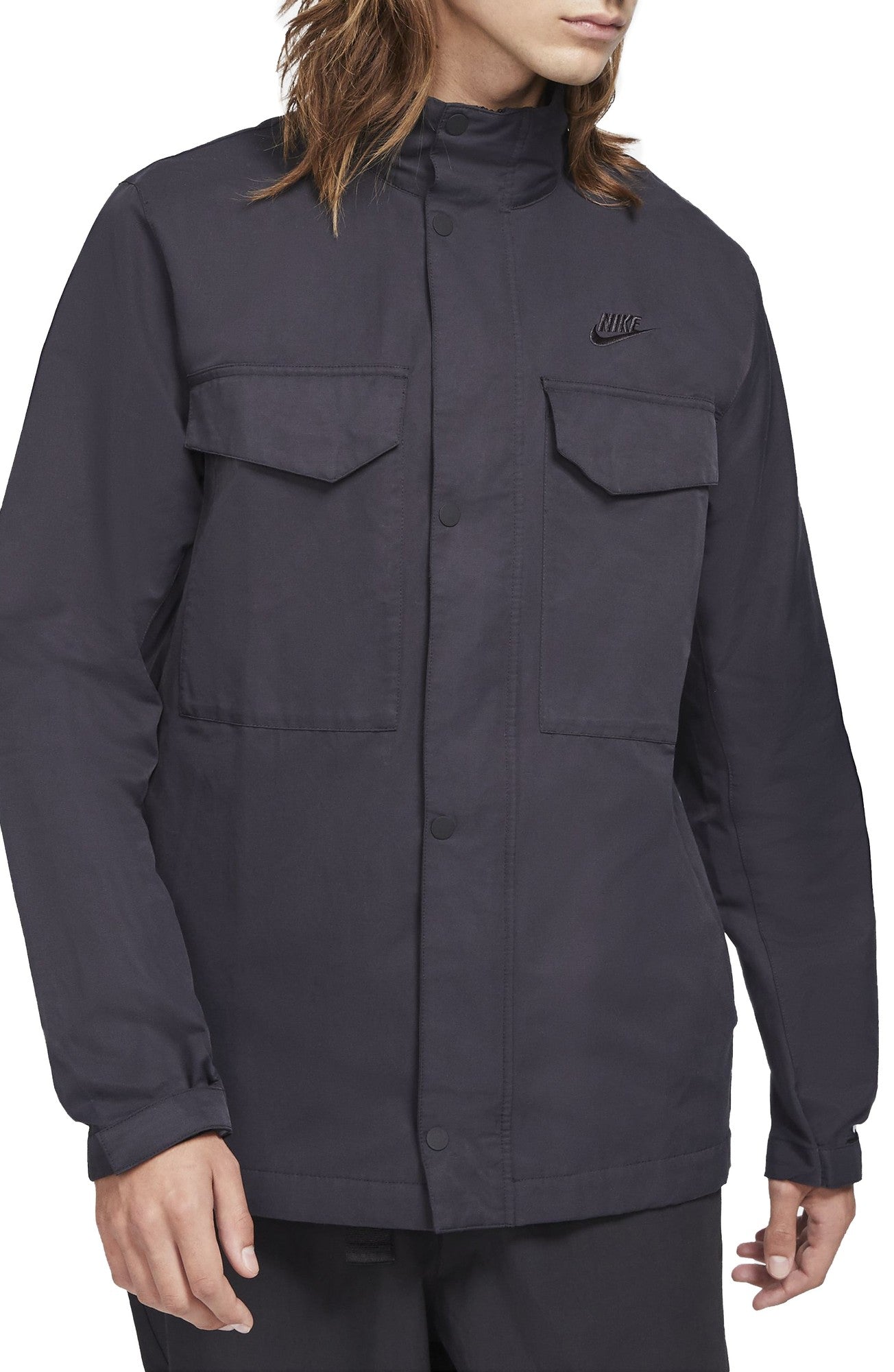 Nike Mens Zip M65 Woven Jacket Black Size Large