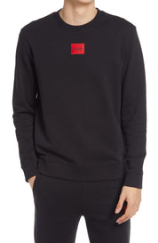 Hugo Boss Men's Regular-Fit Logo Sweatshirt Small Black