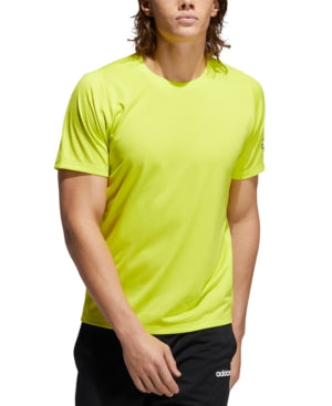 adidas Men's Freelift ClimaLite Acid Yellow Shirt Medium