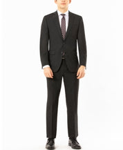 IZOD Men's Classic-Fit Suit Charcoal Grey 42R / 36 x 32 Flat Pant