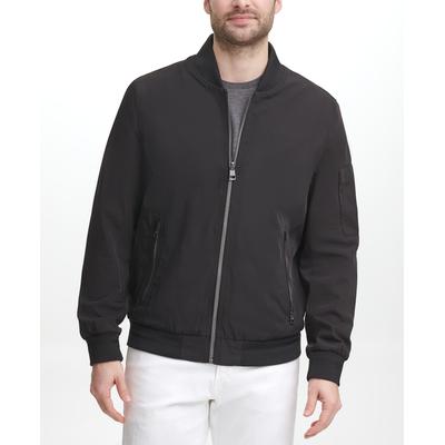 Calvin Klein Men's Full Zip Bomber Jacket Coat Black Medium