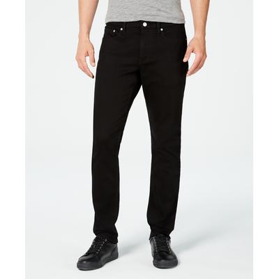 Calvin Klein Jeans Mens Mid Rise Stretch Slim Jeans Black 36 x 32