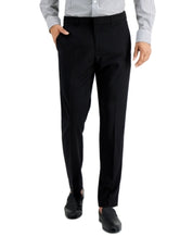 Perry Ellis Portfolio Men's Slim-Fit Non-Iron Stretch Dress Pants 31 x 30 Black
