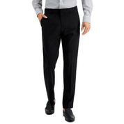 Perry Ellis Portfolio Mens Slim fit Dress Pants 34 / 32 Black Solid