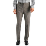 Perry Ellis Mens Slim fit Dress Pants 38 / 30 Brown Solid Stretch