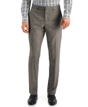 Perry Ellis Mens Slim fit Dress Pants 38 / 30 Brown Solid Stretch