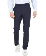 Bar Iii Mens Skinny fit Wool Dress Pants 32 / 32 Blue Solid