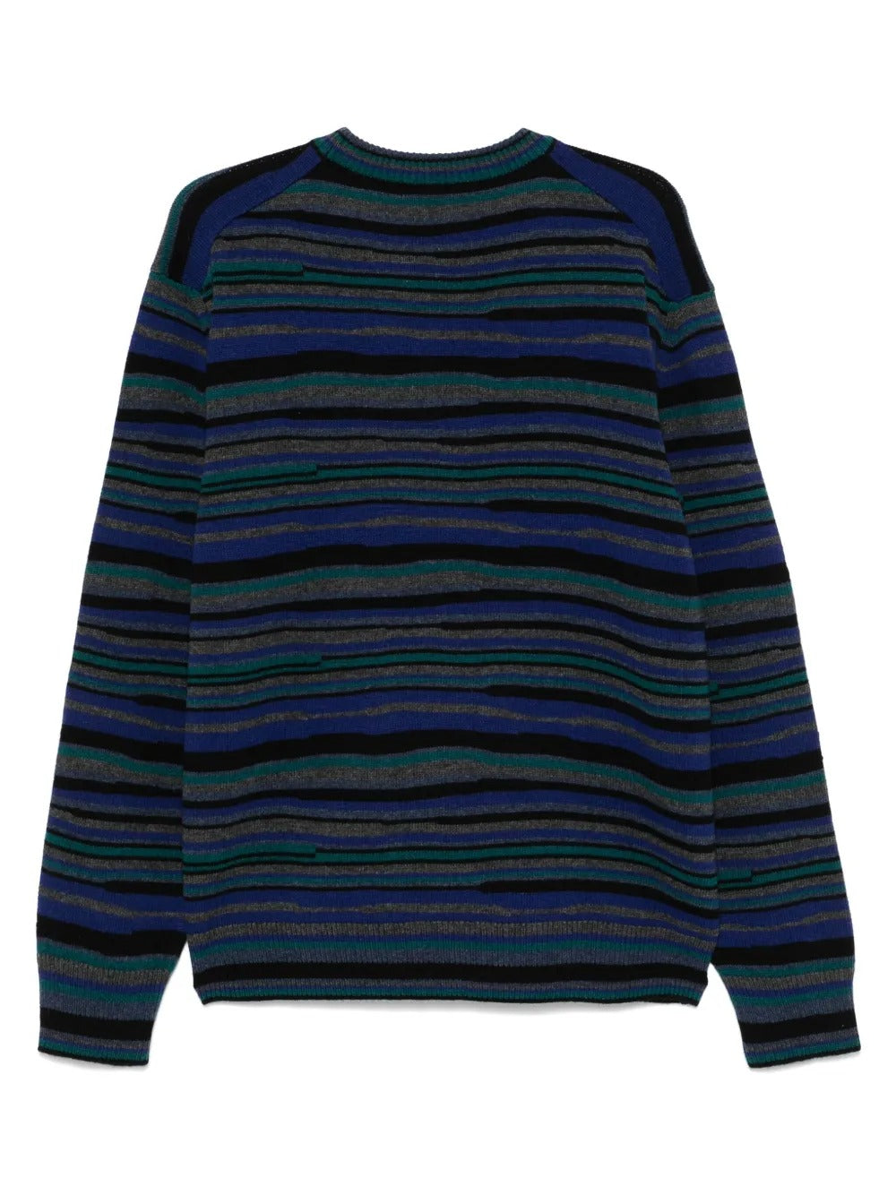 Ps Paul Smith Mens Regular fit Long Sleeve Crewneck Sweater XXL Blue Striped