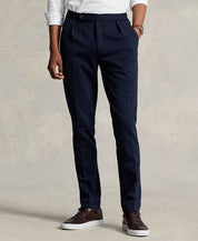 Polo Ralph Lauren Mens Double Knit Suit Dress Pants Aviator Navy Blue 36 x 32