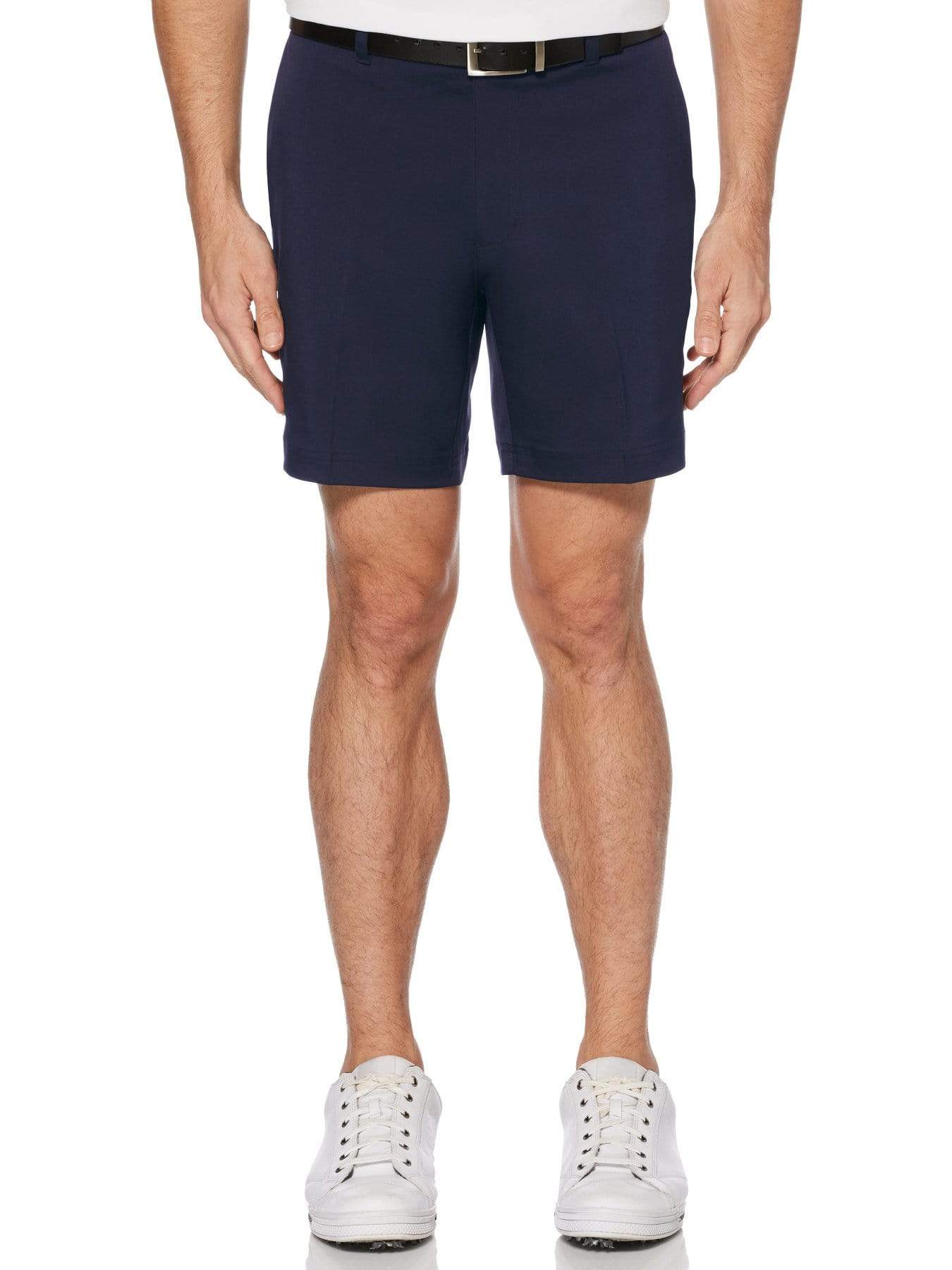 PGA TOUR Mens Regular fit Golf shorts 42 Blue Solid