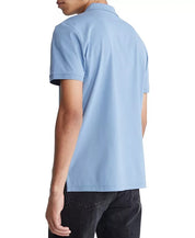 Calvin Klein Men's Logo Polo Shirt  Serenity Blue Size Small