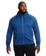 Nike Men's Therma-FIT Full-Zip Hoodie Sweatshirt XXL Blue