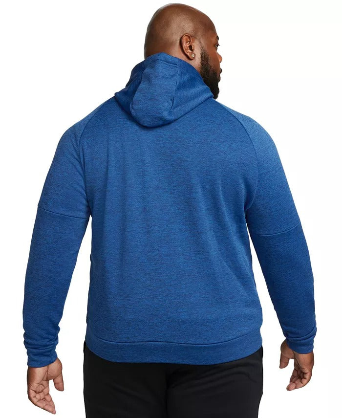 Nike Men's Therma-FIT Full-Zip Hoodie Sweatshirt XXL Blue