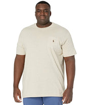 Polo Ralph Lauren Mens Regular fit Short Sleeve T-Shirt Shirt 2XLT Beige Solid