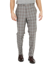 Tallia Mens Slim-Fit Plaid Suit Pants 38 x 32 Grey