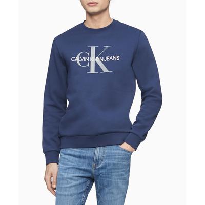 Calvin Klein Monogram Logo Sweatshirt Navy XS