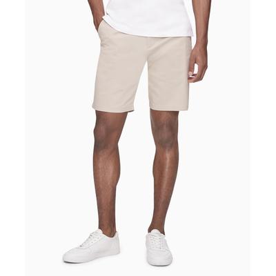 Calvin Klein Men's Flex Chino Shorts Plaza Taupe Light Brown 30 Reg