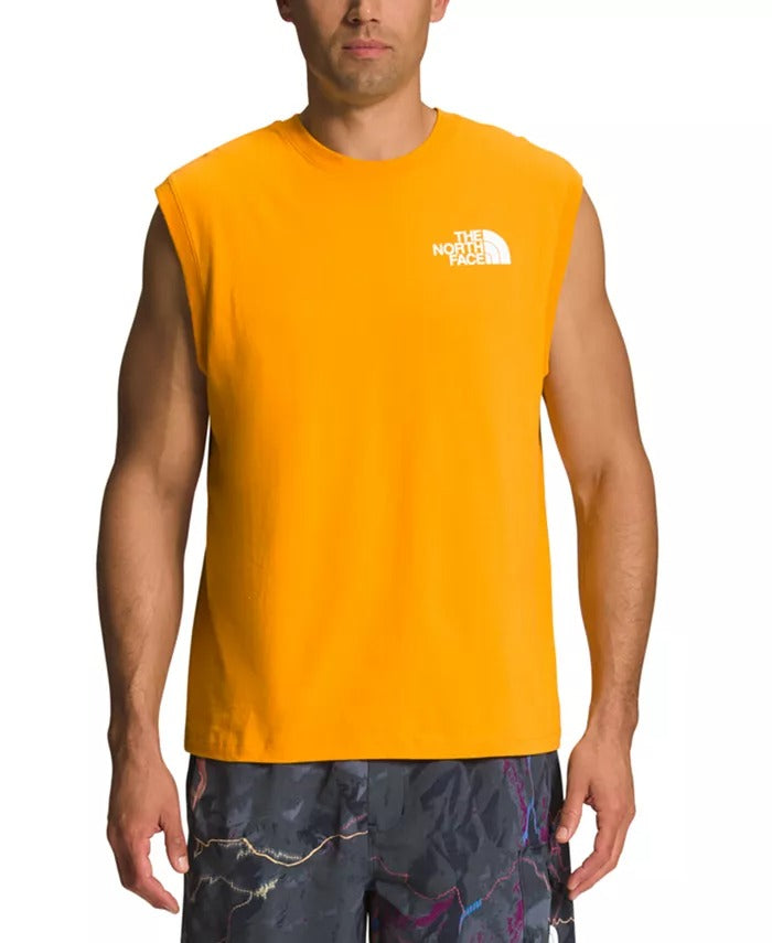 THE NORTH FACE Men's Never Stop Exploring Tank Top Shirt XL Gold
