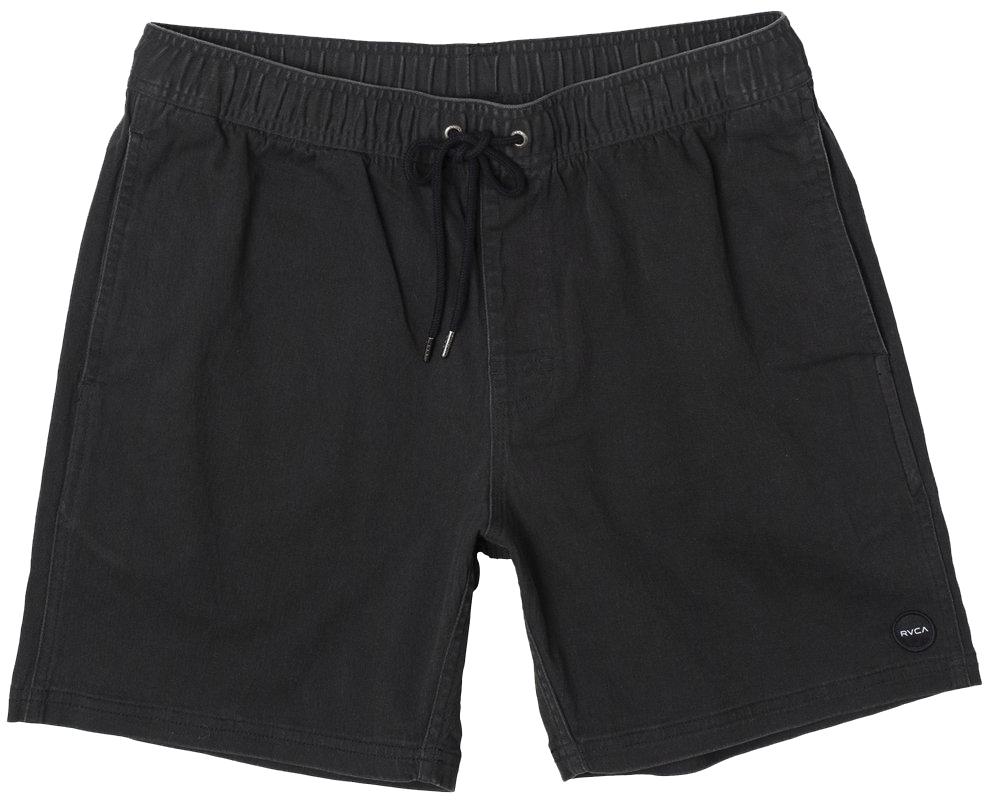 RVCA Escape 17 Elastic Swimwear Shorts in Black 2XL