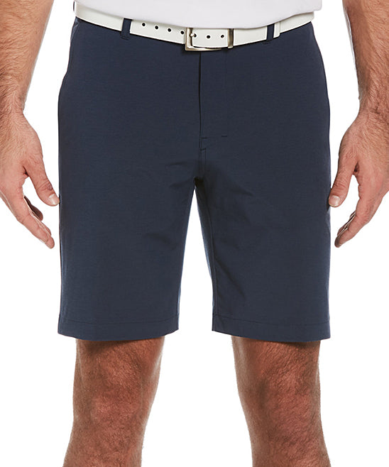 PGA TOUR Mens 4 Way Golf Shorts Deep Navy Heather Blue 36