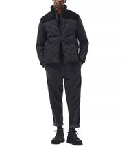Barbour Men's Elmwood Box Quilted Full-Zip Jacket XL Black
