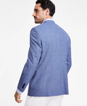 Michael Kors Mens Classic fit Sport Coat Blazer 38 R Blue Solid