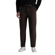 Haggar Mens Classic fit Cotton Dress Pants Corduroy 34 / 34 Brown Solid