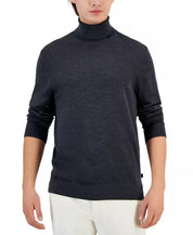 Michael Kors Men's Modern-Fit Merino Wool Turtleneck Sweater XXL Charcoal Grey