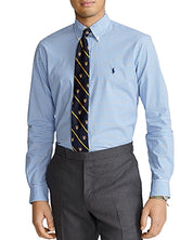 Polo Ralph Lauren Mens Classic fit Long Sleeve Button-Up Shirt Small Blue