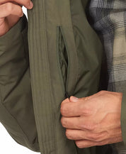 Marmot Men's Fordham Colorblocked Quilted Full Zip Down Jacket Green 2XL