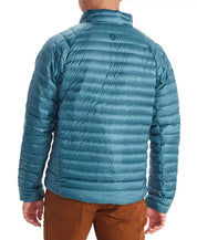 Marmot Mens Hype Quilted Coat Full Zip Jacket Moon River Blue XXL