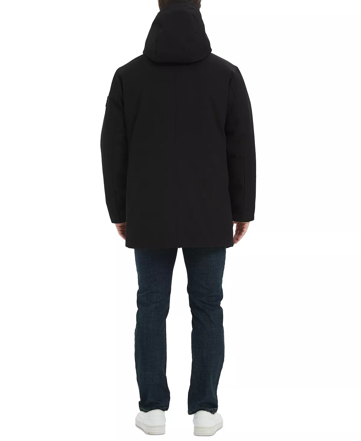 Outdoor United Men's Calvary Twill Hooded Car Coat Large Black
