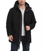 Outdoor United Men's Calvary Twill Hooded Car Coat Large Black