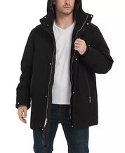 Outdoor United Men's Calvary Twill Hooded Car Coat Large Black