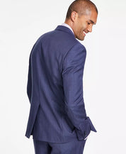 Michael Kors Mens Classic fit Wool Suit Jacket Blazer 60 R Blue Solid