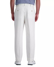 Haggar Mens Classic fit Dress Pants 32 / 30 White Solid