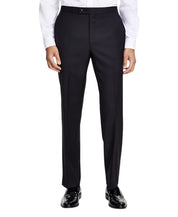Michael Kors Mens Classic fit Wool Tuxedo Pants 34 / 32 Black Solid
