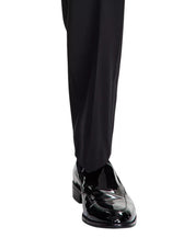 Michael Kors Mens Classic fit Wool Tuxedo Pants 42 / 30 Black Solid